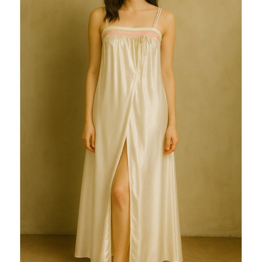 Vintage‎ 1970s Saks Fifth Avenue Nightgown by Barad & Co ILGWU Union Made USA  S